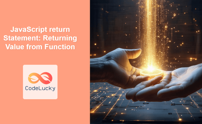 JavaScript Return Statement: Returning Value From Function - CodeLucky