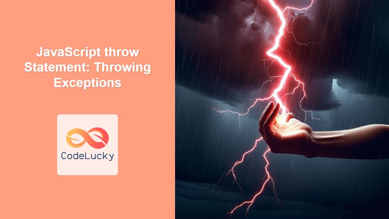 Javascript Throw Statement Throwing Exceptions Codelucky - Mountain Picture Collection - High Resolution Quality