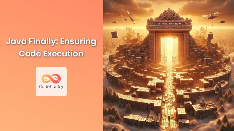 Java Postpone Execution Of Try Catch Stack Overflow - Premium City Photo Gallery - 8K