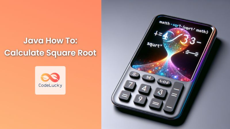 Square Root In Java Math Sqrt And Custom Methods - High Resolution Vintage Wallpapers for Desktop