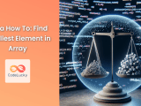 Java How To Find Smallest Element In Array Codelucky