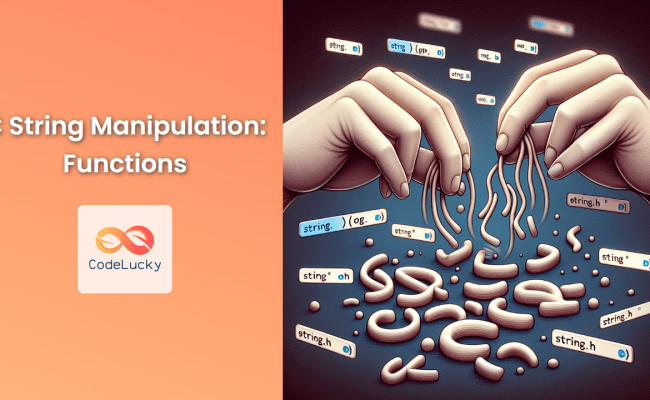 C String Manipulation: Functions - CodeLucky