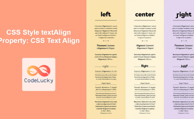 CSS Style TextAlign Property: CSS Text Align - CodeLucky