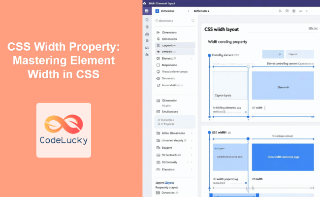CSS Width Property: Mastering Element Width In CSS - CodeLucky