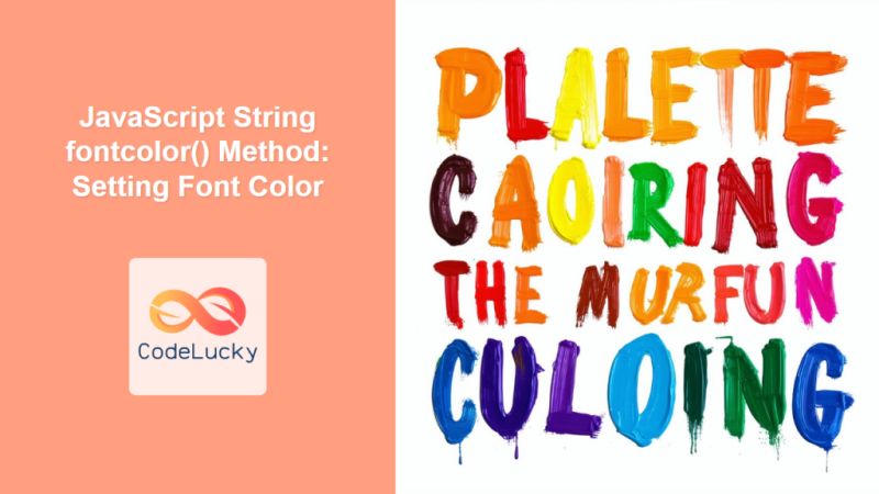 String Fontcolor R F Rence Du Js Tout Javascript Com - Colorful Wallpaper Collection - 4K Quality