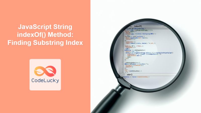 Javascript String Indexof Method Finding Substring Index Codelucky - Ultra HD Dark Images for Desktop