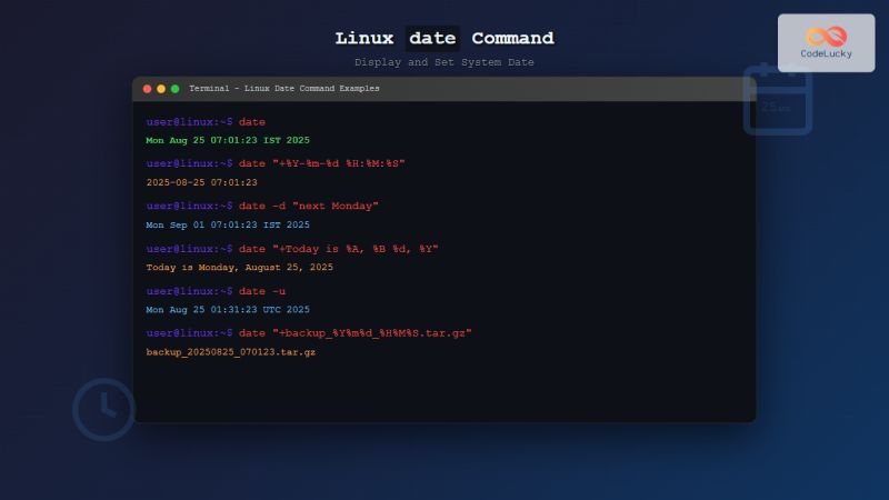 Clock Command In Linux Linux Expert Better 2025 - Light Wallpapers - Classic Mobile Collection