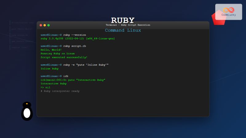 Ruby Bash Shell Linux Lucas Seiki Oshiro - Space Arts - Stunning 4K Collection