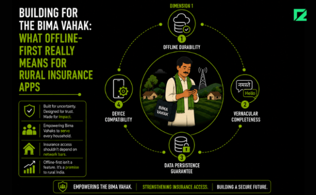 Building for the Bima Vahak: What Offline-First Really Means for Rural Insurance Apps