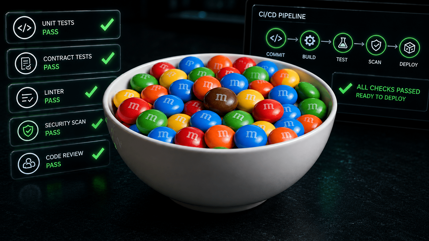 Do Your Quality Gates See The Brown M&Ms In The Bowl?
