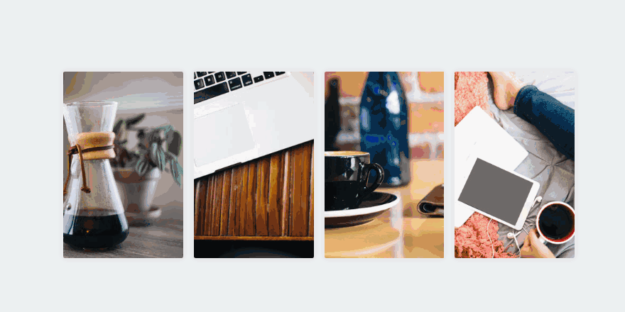 Image Gallery Tile Hover Effect