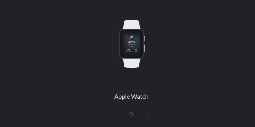 Content Slider with Zoom in