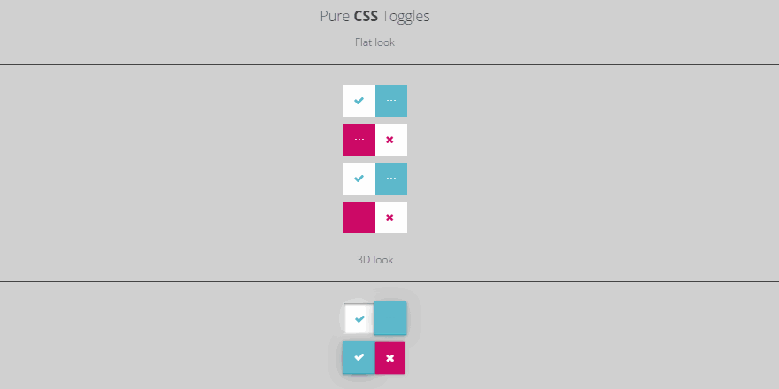 Pure CSS Checkbox Toggle Animation