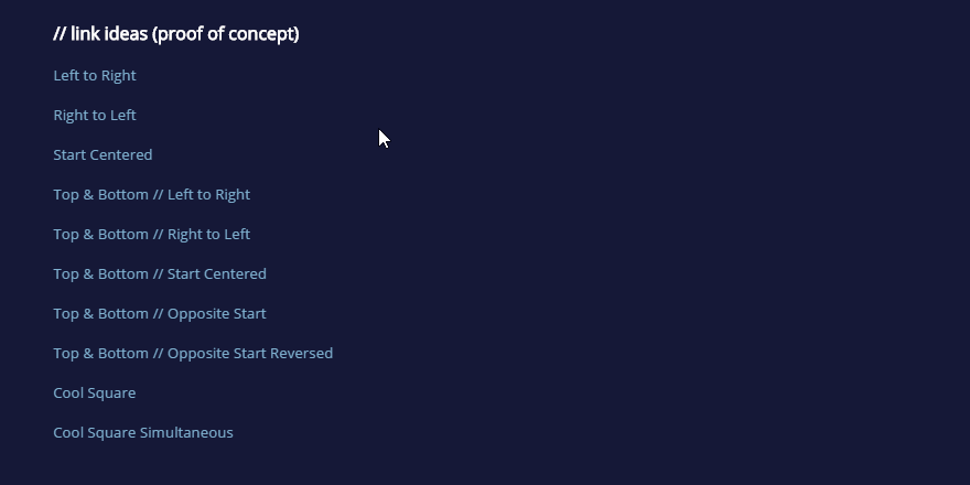 Cool CSS3 Link Effects