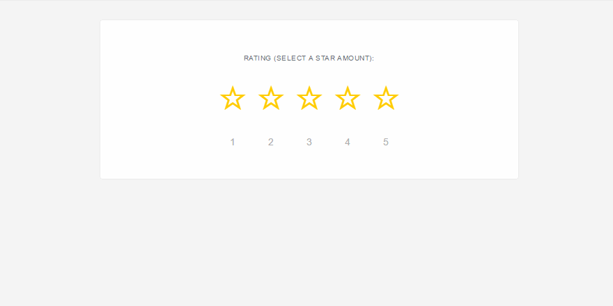 Five Star Rating System for Emails