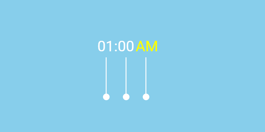 2 Time Picker UI Design Inspiration - HTML & CSS Snippets ฮ โ๐ ๐๐๐๐ช๐๐
