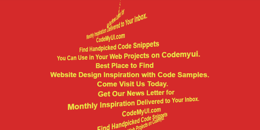 Spiral Banner Text Animation Using Pure Css Codemyui Spiral Banner Text Animation Using Pure Css Codemyui