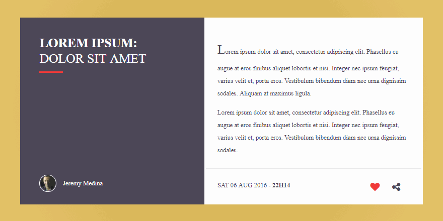 80 Card UI Design Inspiration - HTML & CSS Snippets Ξ Page 5 Of 9 Ξ ...