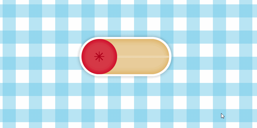 Hot Dog Toggle Switch in CSS