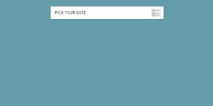 3 Date Picker UI Design Inspiration - HTML & CSS Snippets Ξ βπ ππππͺππ