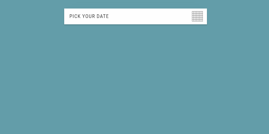 3 Date Picker UI Design Inspiration - HTML & CSS Snippets Ξ ℂ𝕠𝕕𝕖𝕄𝕪𝕌𝕀