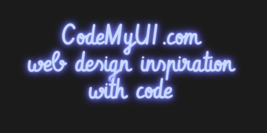 Cursive Text Neon Text Effect