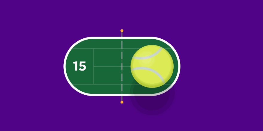 Tennis Toggle Button for Sports Websites