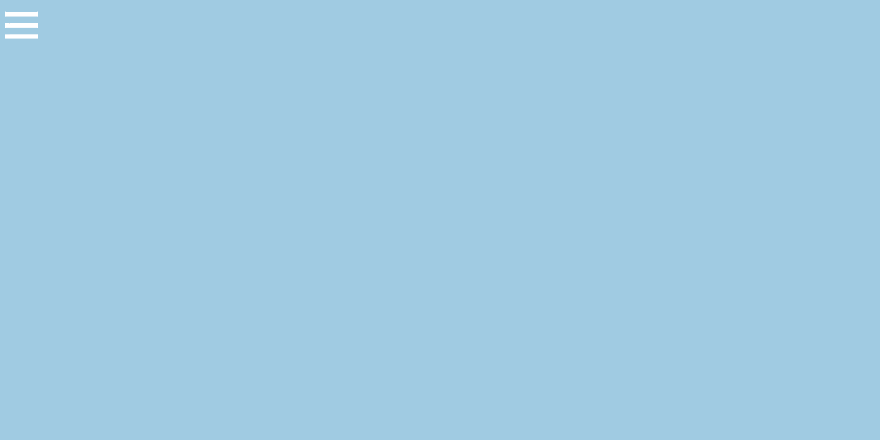 Hamburger Menu to Sidebar Navigation Menu Snippet