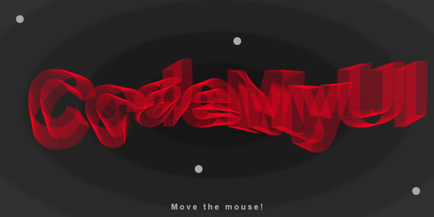 Thread Projection Text Effect