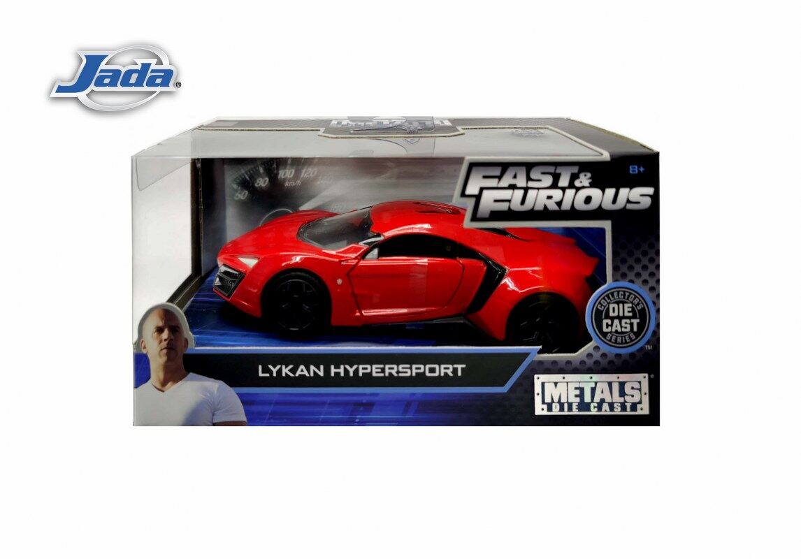 Jada 97386 1:32 Scale Fast & Furious Lykan HyperSport Red - us
