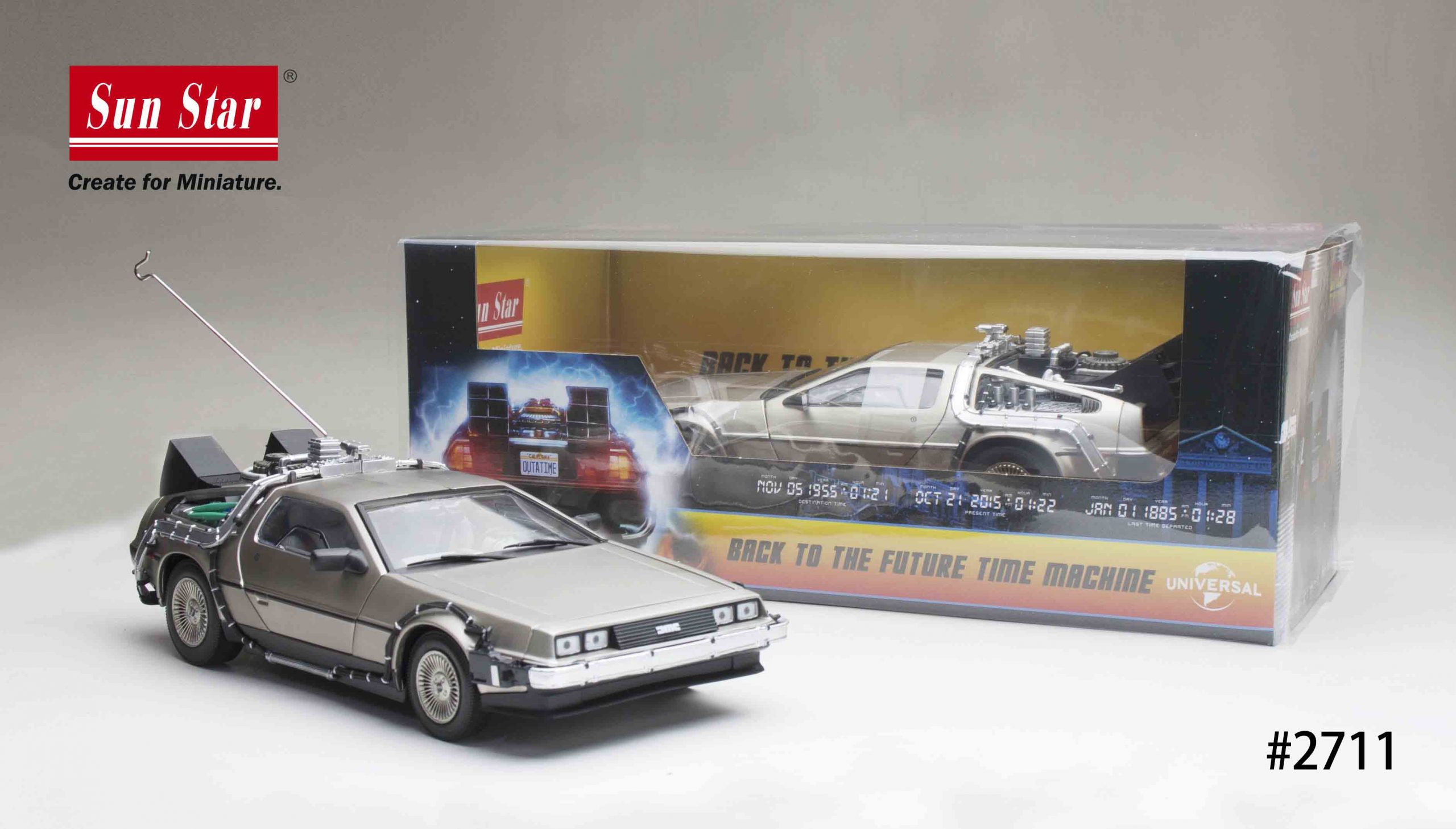 Sunstar 2711 1/18 DE LOREAN “Back to the Future I” AO