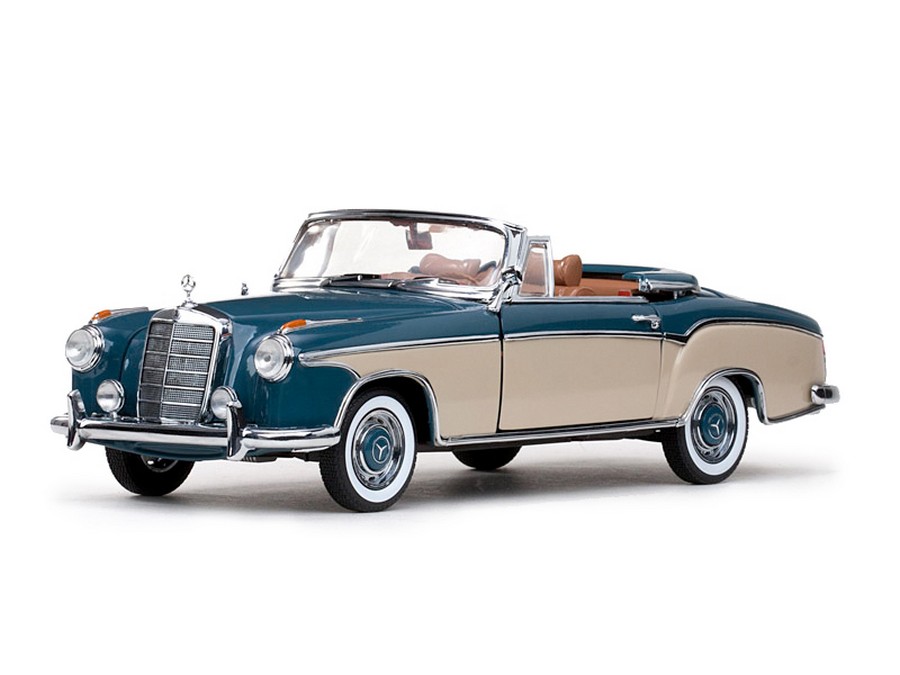 Sunstar 3571 1958 MERCEDES-BENZ 220SE OPEN CONVERTIBLE 1/18 (Bay 0)