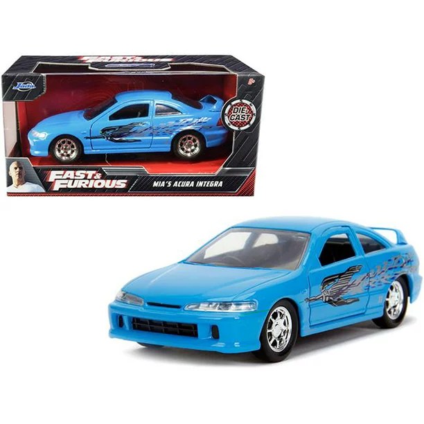 Jada 31029 1/32 Fast & Furious Mia's Acura Integra Light Blue with Graphic