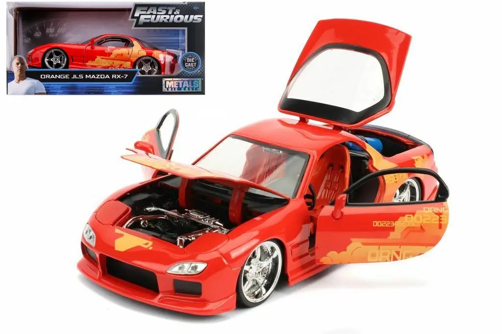 Jada 30747 1/24 Fast & Furious Julius' Orange Mazda RX-7