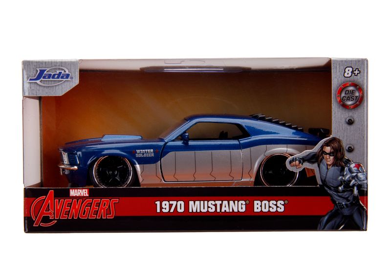 Jada 31745 1/32 1970 Ford Mustang Boss (Winter Soldier Deco)