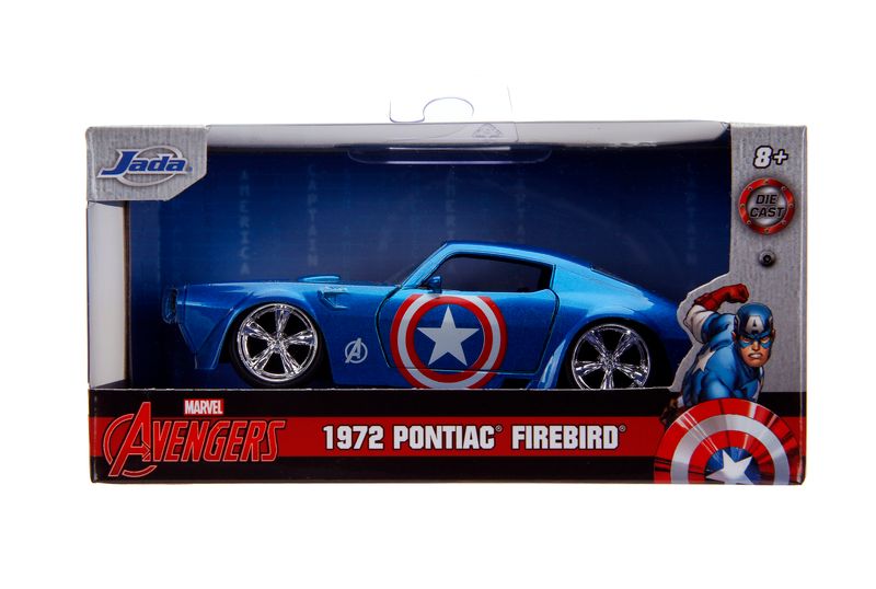 Jada 31845 1/32 1972 Pontiac Firebird (Captain America Deco)