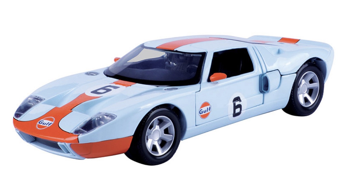 Motormax 79641 1:24 Ford GT Concept with Gulf Livery (B1-up)