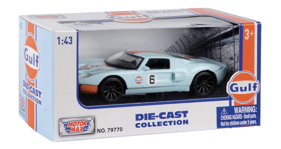 Motormax 79771 1:43 Gulf Series - Ford GT Concept (B1-up)