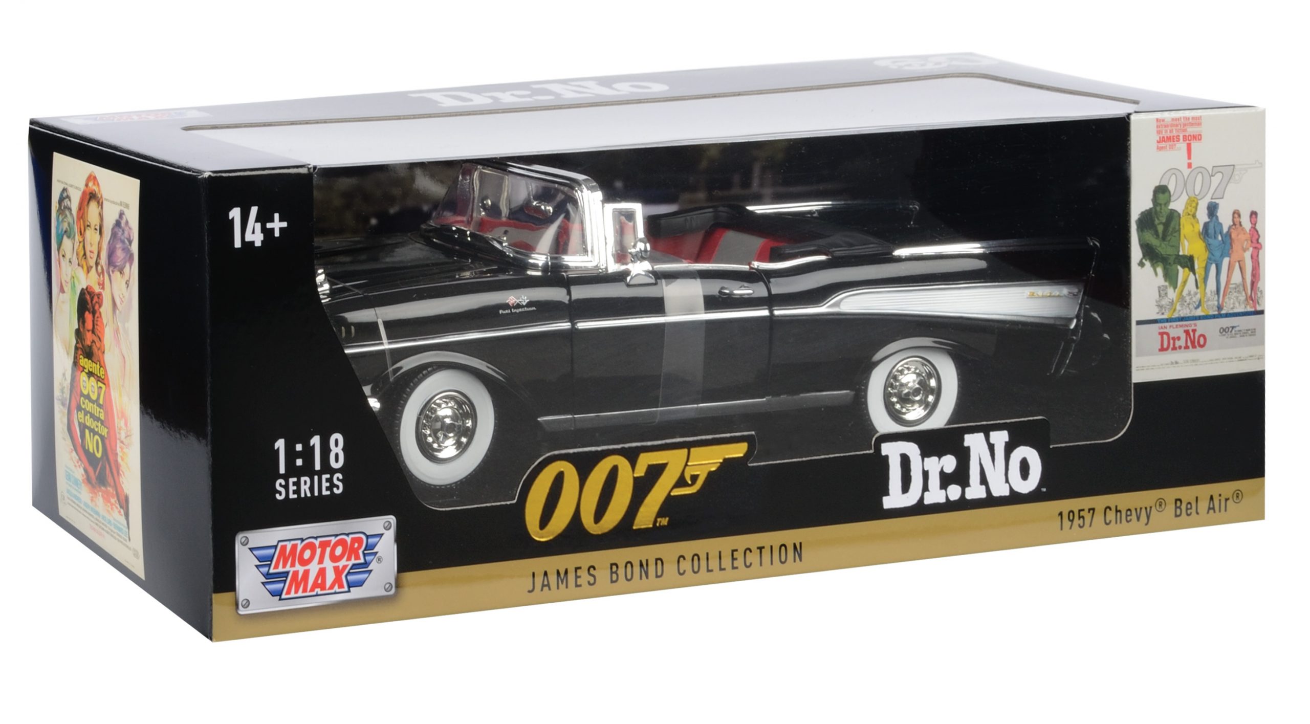 Motormax 79831 1:18 James Bond 1957 Chevy Bel Air (B1-up)