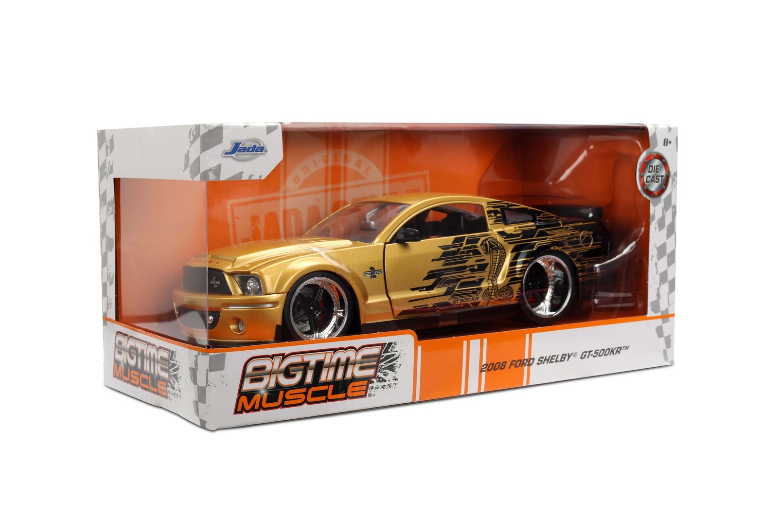 Jada 36462 1:24 Big Time Muscle – 2008 Ford Mustang Shelby