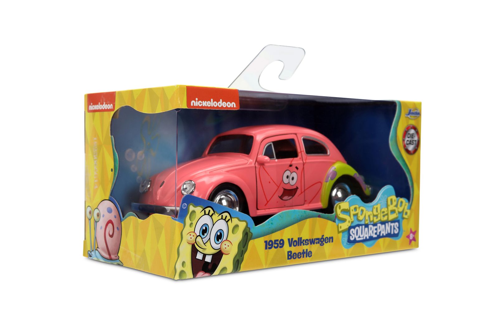 Jada 35479 1:32 HOLLYWOOD RIDES – SPONGEBOB – 1959 VW BEETLE (PATRICK THEME)