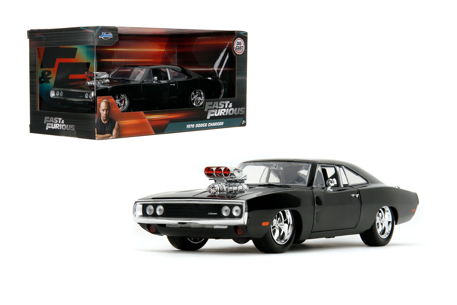 Jada 35421 1:24 Fast & Furious - DOM's Dodge Charger R/T (Movie 1) Glossy bay 1