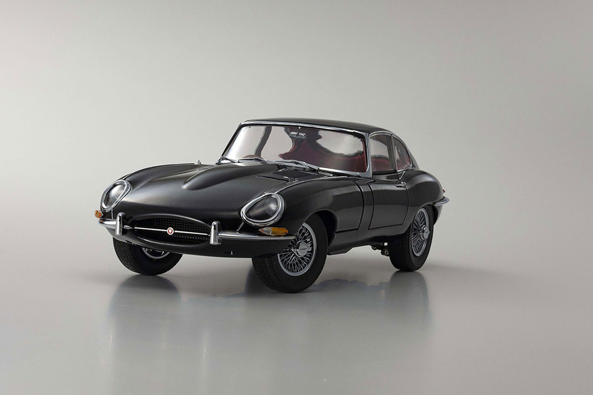 KYOSHO KS08954BK 1:18 JAGUAR E-TYPE 3.8L COUPE MK1 1961 BLACK