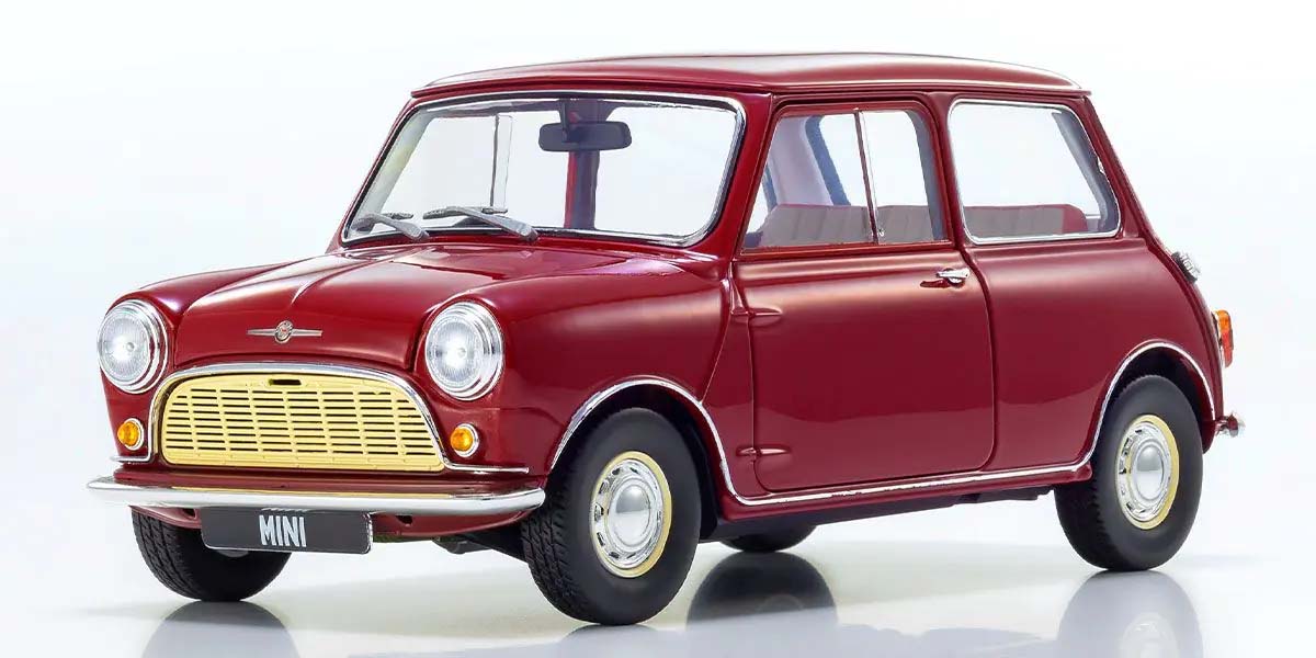 KYOSHO KS08964R 1:18 MORRIS MINI MINOR CHERRY RED