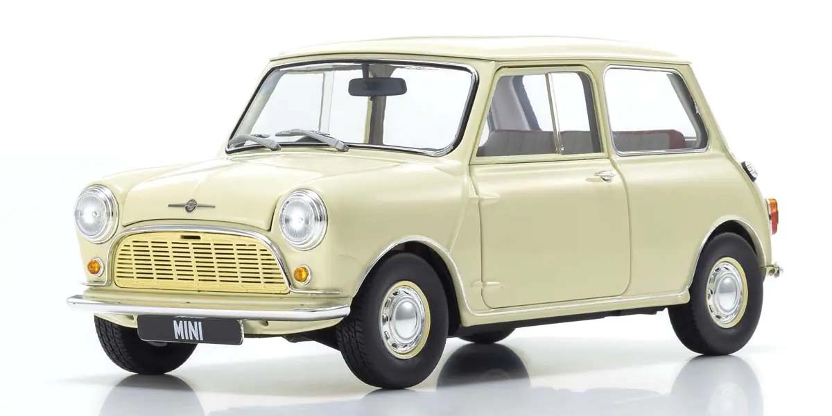 KYOSHO KS08964W 1:18 MORRIS MINI MINOR OLD ENGLISH WHITE