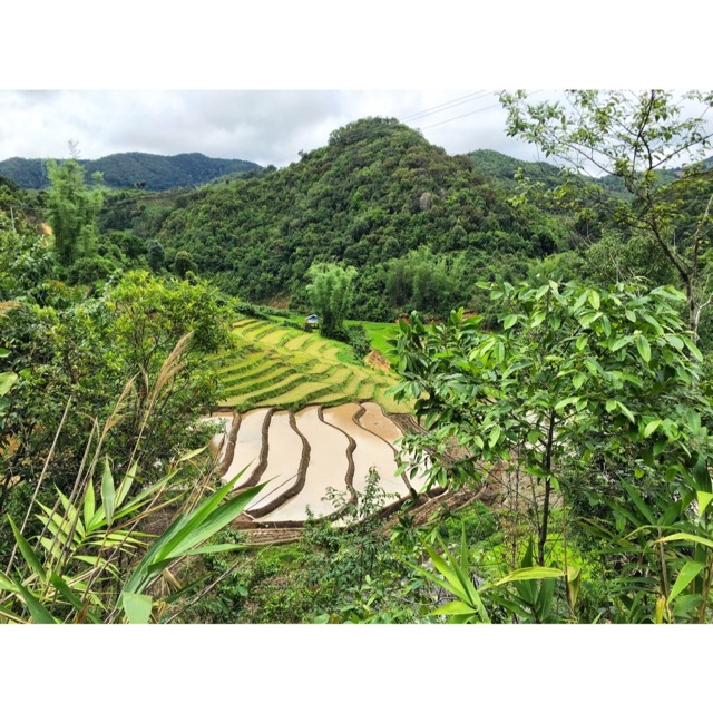 surrounding hillside of mae sariang