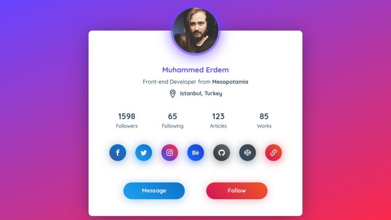 Profile Card Profile Card