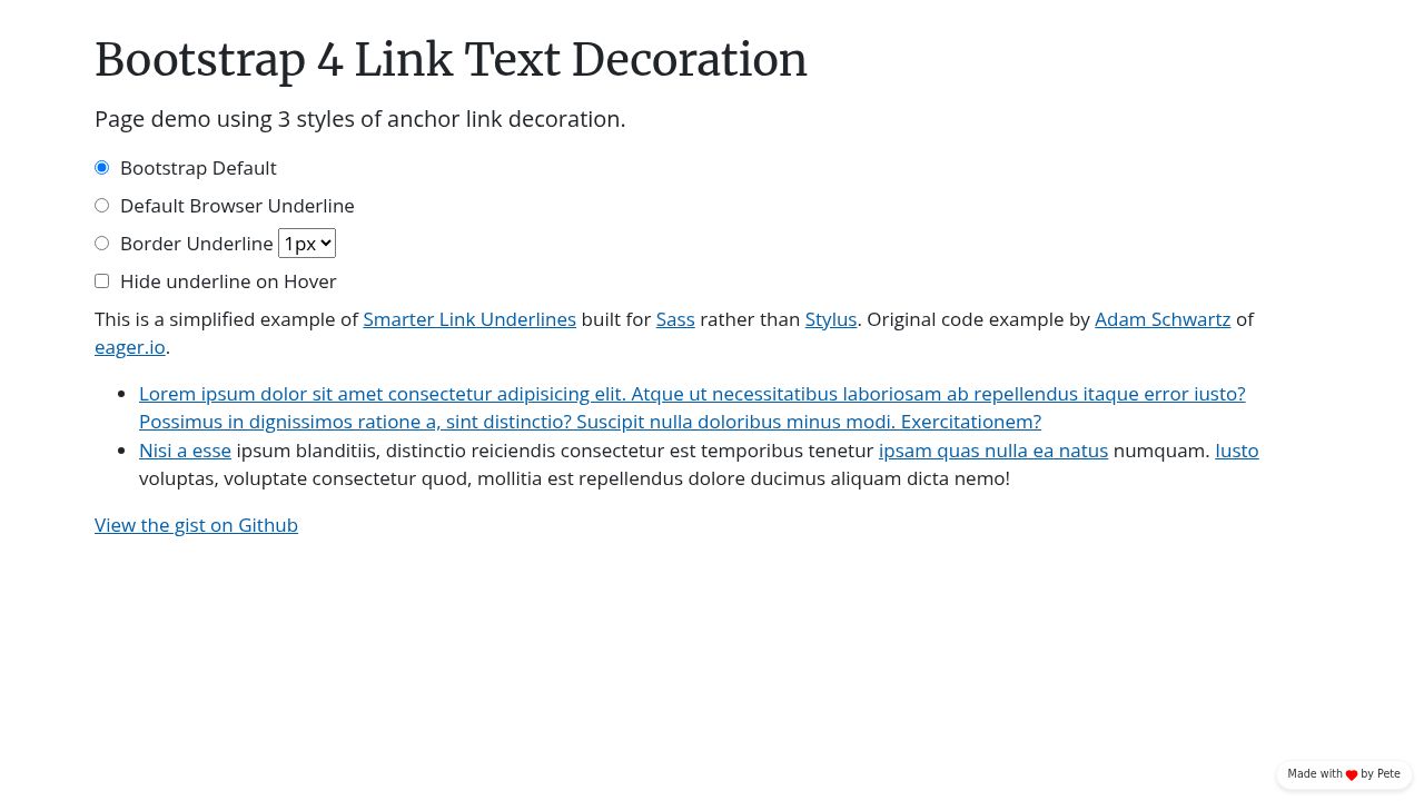 Text Decoration Underline Bootstrap 4 Class The Decoration