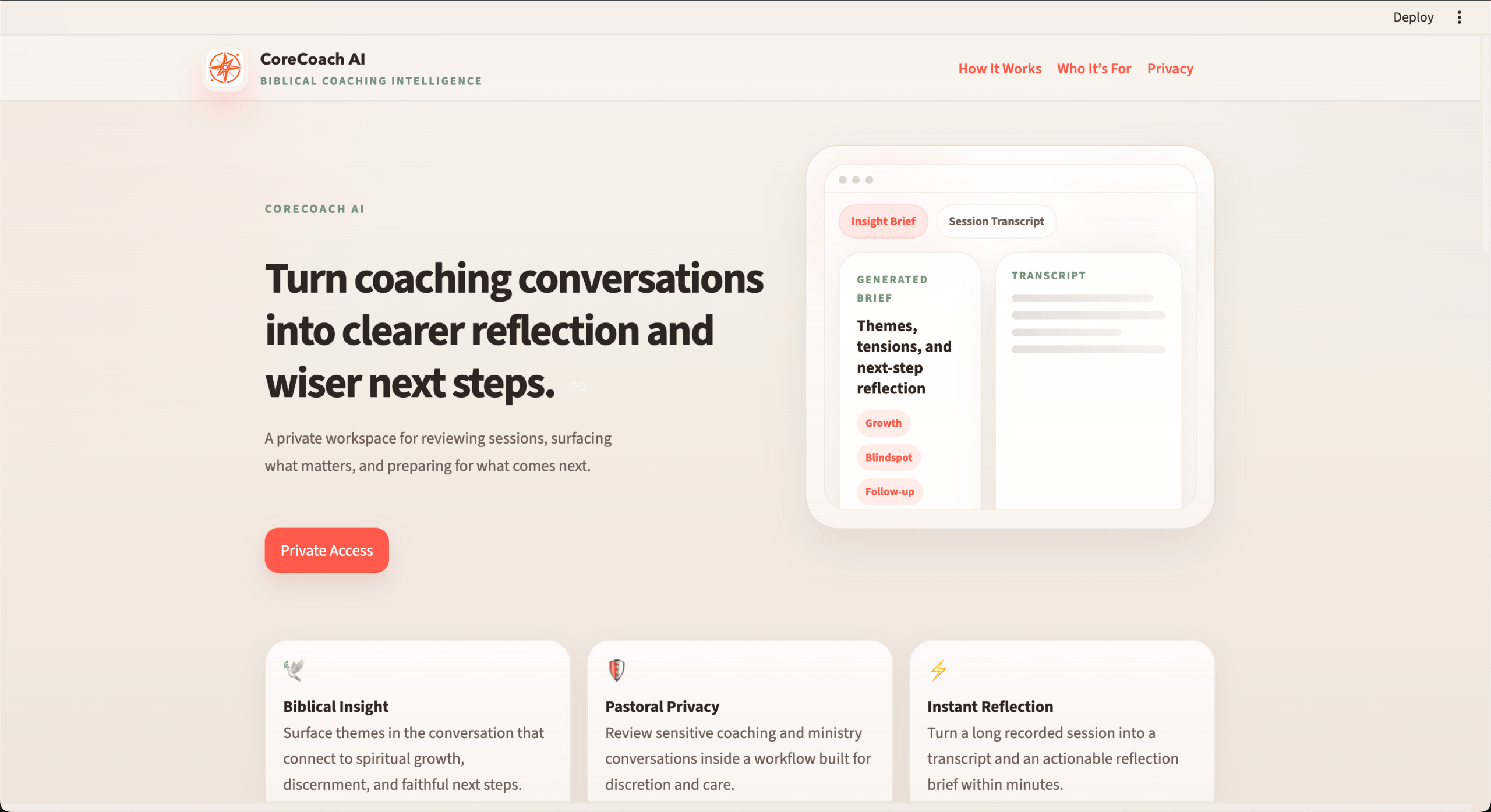 Core Coach AI