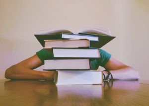 student and books